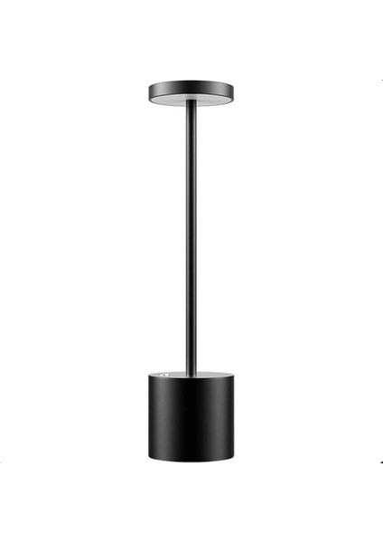 6W LED Üç Vedi Yönlendirme Siyah Tüm Alüminyum Lamba Gövde Touch Akıllı Ayarlanabilir Parlaklık Masa Lambası (Yurt Dışından) fiyatları