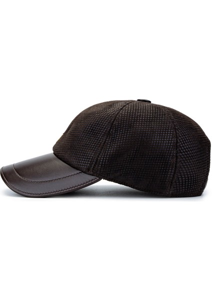 Erkek Deri & Tekstil Kahverengi Beyzbol Şapka 524 1124 Sapka SK24-25 Kahve fırsatları