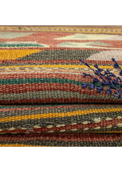 Dirse Renkli El Dokuma Kilim 117 x 213 cm fırsatları