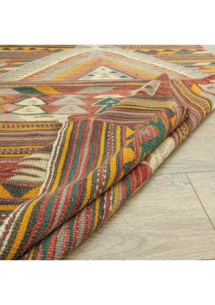 Dirse Renkli El Dokuma Kilim 117 x 213 cm indirimleri