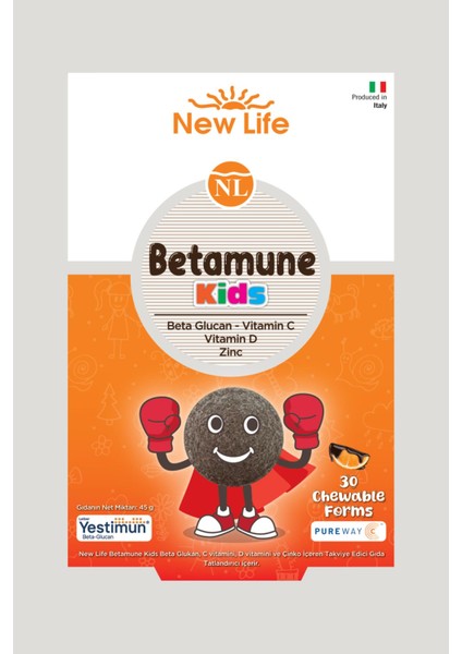 Betamune Kids 30 Yumuşak Kapsül