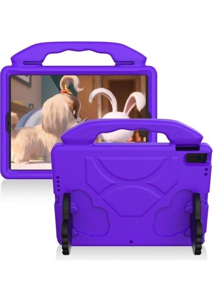 Huawei Matepad T10 / T10S Uyumlu Tablet Kılıfı Tutmalı Standlı Yumuşak Silikon Çocuk Kılıf