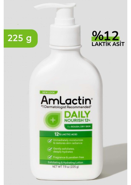 12% Lactic Acid Günlük Besleyici Losyon 225GR