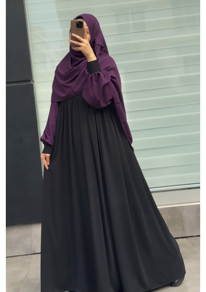 Hijabi Elbise- Siyah / Mürdüm modelleri