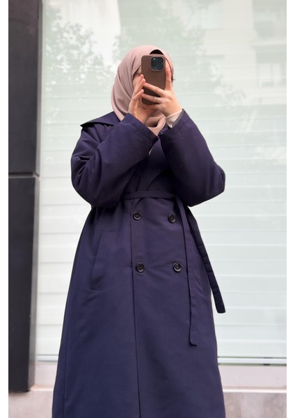 Tam Boy Trençkot-Lacivert fiyatları