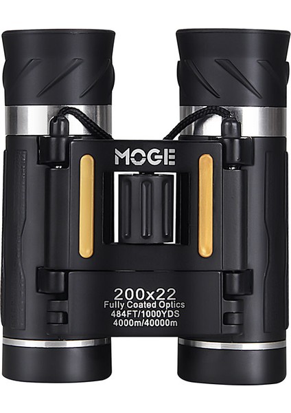 Moge Katlanabilir 200X22 Hd Teleskop Kamp Avcılık Açık Hava Seyahat Katlanır Cep Mini Güçlü Dürbün (Yurt Dışından) fiyatları