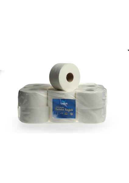 Mini Jumbo Tuvalet Kağıdı Çift Katlı 4 Kg. 12 Rulo