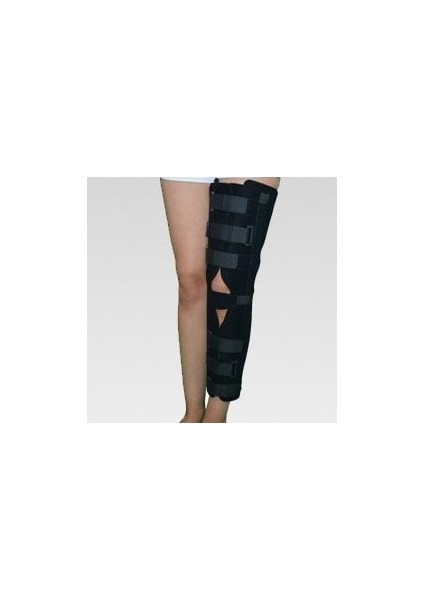 Yan Barlı, Diz Ortezi (Sabitleyici/eklemsiz) Immobilizer Dizlik 65 cm