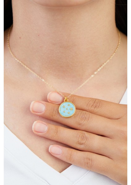 Gökyüzü Model Gold Kolye fiyatları