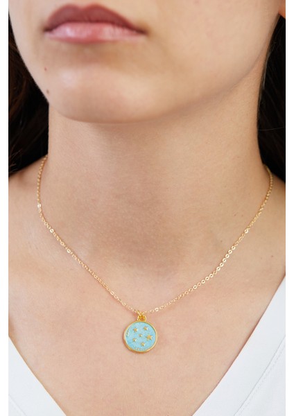 Gökyüzü Model Gold Kolye modelleri