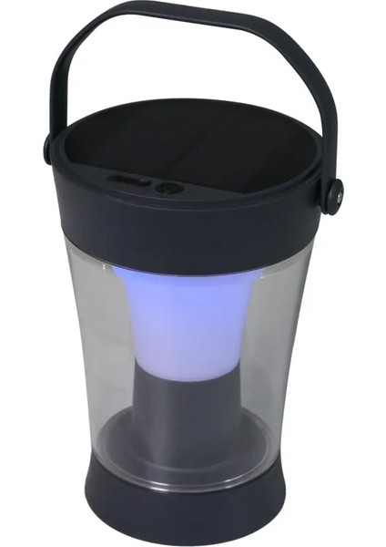 Dlc Solar ve USB Şarjlı Seyyar Fener 450 Lm IP54