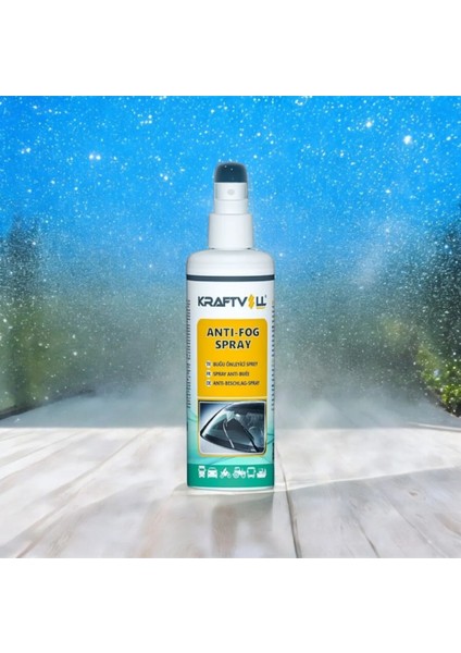 Kraftvoll Germany Buğu Önleyici Buz Çözücü Yağmur Kaydırıcı Kışlık Bakım Set 250ML x 3