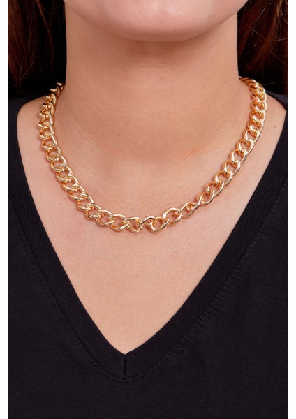 Kadın Kalın Gourmet Zincir Kolye CK9931