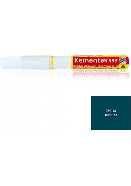 Tam Örtücü Rötuş Kalemleri 259 13 Turkuaz Tam Örtücü Rötuş Kalemi