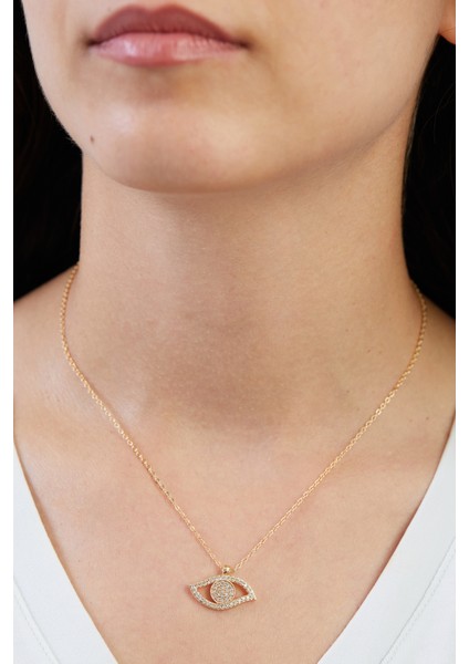 Göz Model Gold Kolye modelleri
