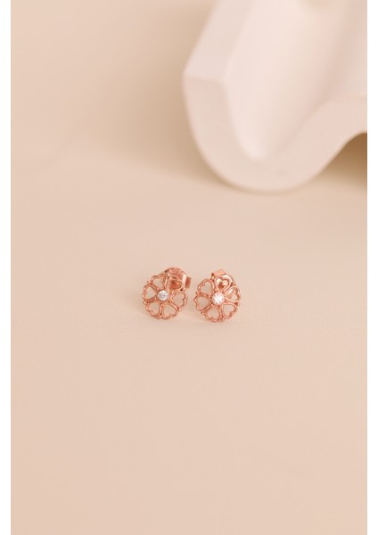 925 Ayar Gümüş Minik Kalpler Küpe modelleri