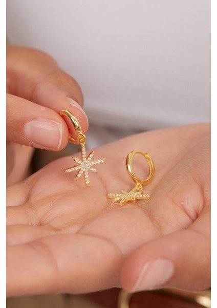 925 Ayar Gümüş Kutup Model Küpe fiyatları