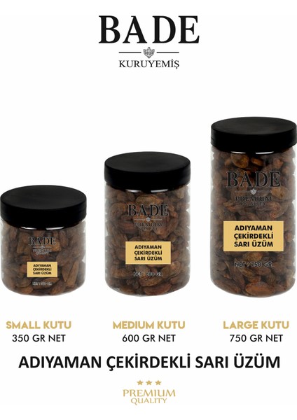 Çekirdekli Sarı Besni Üzümü Iri Boy 750 Gr. modelleri
