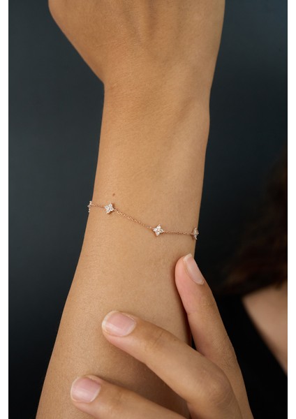 Kadın Minimal 925 Ayar Gümüş Bileklik modelleri