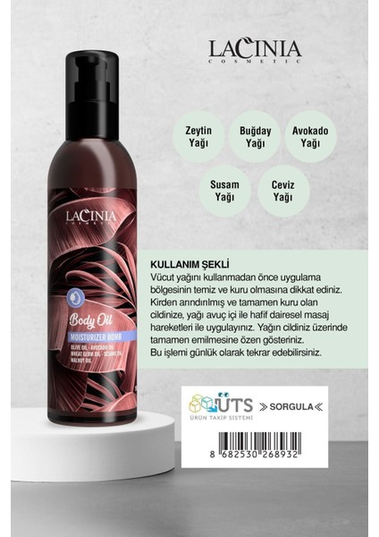 Moisturizer Bomb Oıl 190ml Nemlendirici Vücut Bakım Yağı modelleri