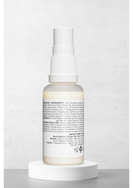 Vitamin A Serum 30ml Yüz Bakımı Etkili fiyatları