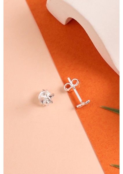 925 Ayar Gümüş Minimal Lotus Küpe ELKAB92299 indirimleri