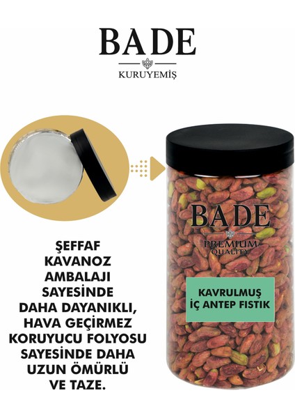 Kavrulmuş Iç Antep Fıstık Yerli Jumbo Iri Boy 250 Gr. fırsatları