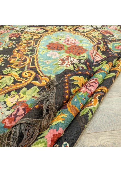 Gaia Floral El Dokuma Yün Kilim 191 x 310 cm