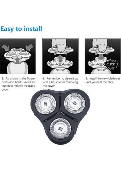 Philips Için RQ11 Yedek Tıraş Makinesi Başlığı RQ1150 RQ1151 RQ1155 RQ1160 RQ1180 RQ1131 RQ1141 RQ1145 RQ1190 RQ1195 Jilet (Yurt Dışından) indirimleri