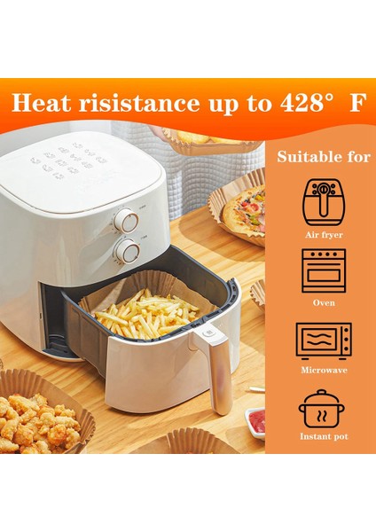 Hava Fritöz Gömlekleri Hava Fritözü Için Pişirme Kağıdı, Parşömen Astarı, Pişirme Fırını Kavurma Için Astar, Hava Fritöz Aksesuarları (Yurt Dışından) indirimleri