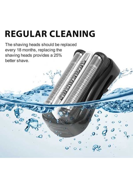Braun Elektrikli Tıraş Makinesi Için Seri 3 32B Folyo ve Kesici Yedek Kafa 32B Kafa Fit Modeller 3000S, 3010S, 3040S, 3050CC (Yurt Dışından)