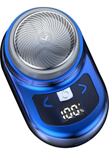 Taşınabilir Elektrikli Tıraş Makinesi Cep Tıraş Erkekler Için Mini Sakal Tıraş Makinesi LCD Güç Ekran Şarj Edilebilir Seyahat Ev Tıraş Makinesi-A (Yurt Dışından)