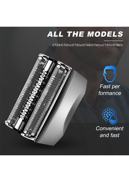 Braun Serisi 7 Tıraş Makinesi 70S Yedek Elektrikli Tıraş Makinesi Başlıkları 720S 790CC 760CC 765C 795CC 9565 9585 7840S Gümüş (Yurt Dışından) indirimleri