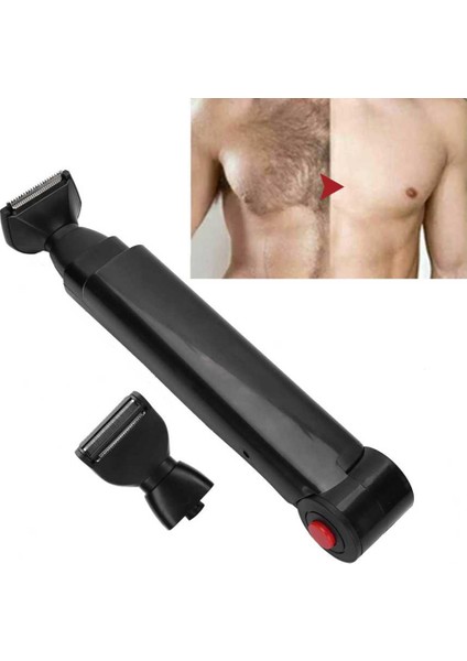 Elektrikli Arka Saç Tıraş Makinesi Düzeltici USB Katlanır Çift Taraflı Vücut Epilasyon Aracı Tıraş Için Güvenlik Geri Tıraş Makinesi Makinesi (Yurt Dışından) fiyatları