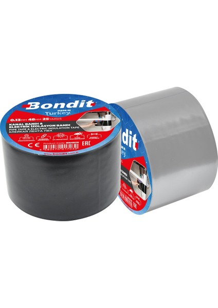 BN4825G Insulatıon And Repaır Tape 0.13MM*48 Mm*25 Y ( Grey)