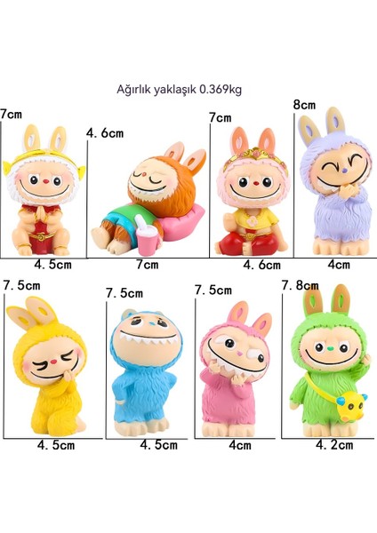 8 Labubu El Yapımı Kör Kutu (Yurt Dışından)