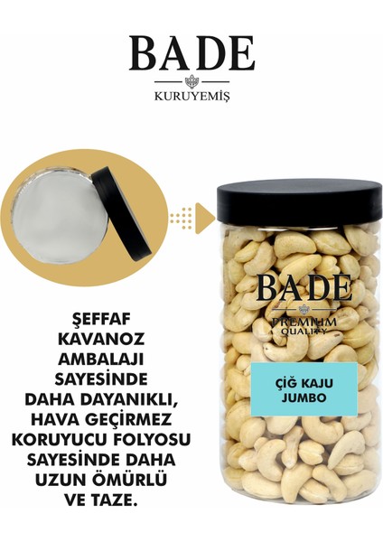 Çiğ Kaju Jumbo Iri Boy 600 Gr. fırsatları