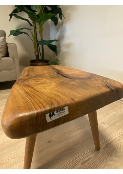 2180011 Ceviz El Yapımı Kütük Orta Sehpa 69X41 Yükseklik:45