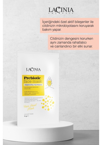 Kağıt Yüz Maskesi (Prebiotic) 15gx5 adet fiyatları