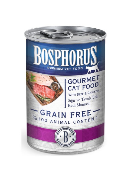 Gurme Kedi Konservesi 12 x 415 g Kutu