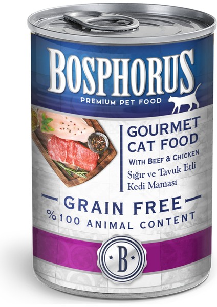 Gurme Kedi Konservesi 12 x 415 g Kutu