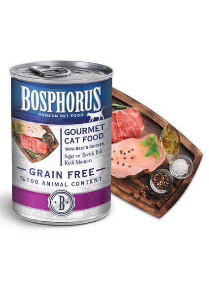 Gurme Kedi Konservesi 12 x 415 g Kutu