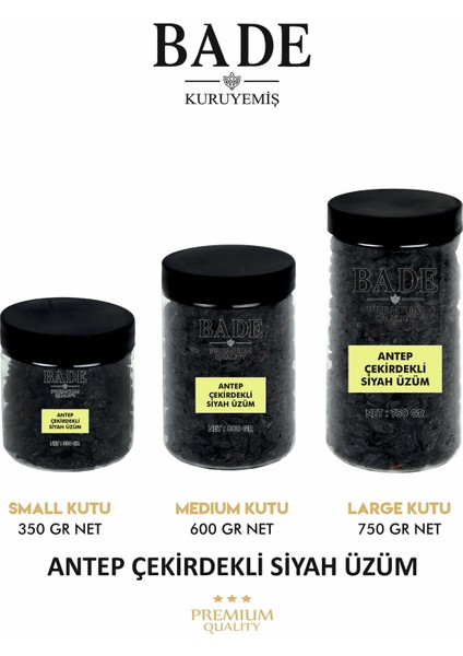 Çekirdekli Siyah Antep Üzümü Iri Boy 750 Gr. modelleri