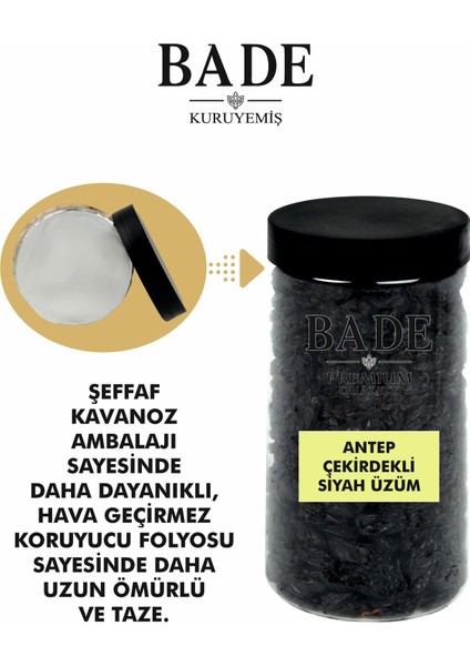 Çekirdekli Siyah Antep Üzümü Iri Boy 750 Gr. fırsatları