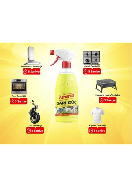Sarı Güç Leke Temizleyici 2x1000 ml