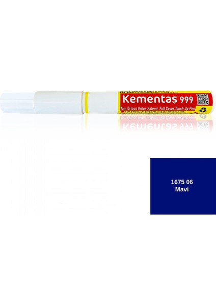 1675 06 Mavi Tam Örtücü Rötuş Kalemi Tam Örtücü Rötuş Kalemleri