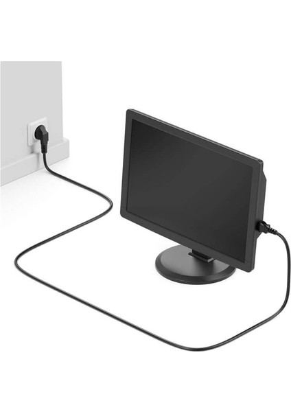 Bilgisayar Pc Kasa Monitör Için Power Güç Kablosu 3 Metre