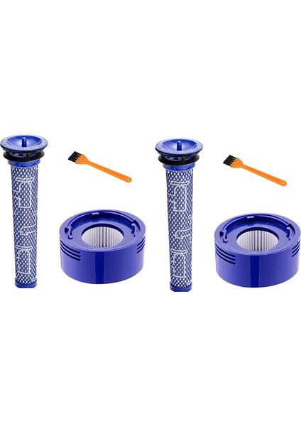 2x Vakum Süpürgesi Aksesuarları Filtre V7 V8 V6 DC58 59 62 74 Ön ve Son Elemanlar Için Uygun (Yurt Dışından)