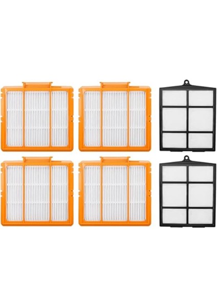 Shark Için AKSESUARLAR,RV2502AE AV2501S AV2501AE RV2520AOUS AV2510AOUS Akıllı Robot Süpürge Filtreleri Için 6'lı Yedek Parça Paketi (Yurt Dışından)