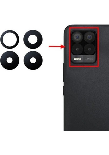 Realme 8i Uyumlu Kamera Lensi Cam RMX3151